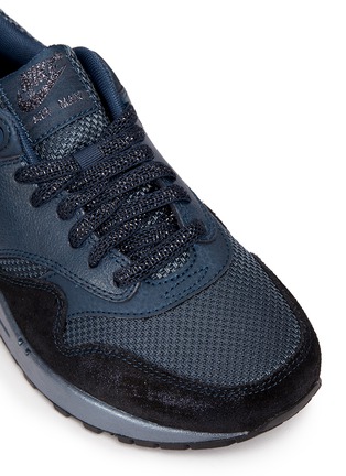 Detail View - Click To Enlarge - NIKE - 'Air Max 1 Premium' waxed leather textile sneakers