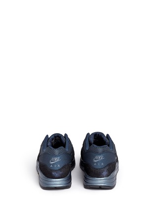 Back View - Click To Enlarge - NIKE - 'Air Max 1 Premium' waxed leather textile sneakers