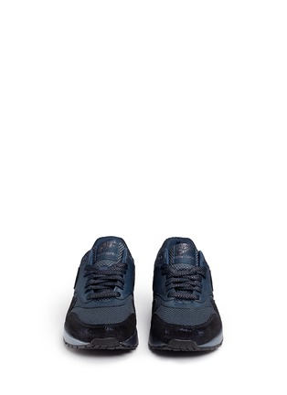 Front View - Click To Enlarge - NIKE - 'Air Max 1 Premium' waxed leather textile sneakers