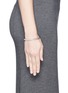 Figure View - Click To Enlarge - MOUNSER - 'Unity' asymmetric pearl stud thin cuff