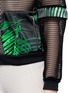 Detail View - Click To Enlarge - WE ARE HANDSOME - 'The Kinabalu' print active mesh bomber jacket