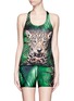 Main View - Click To Enlarge - WE ARE HANDSOME - 'The Kinabalu' print active singlet