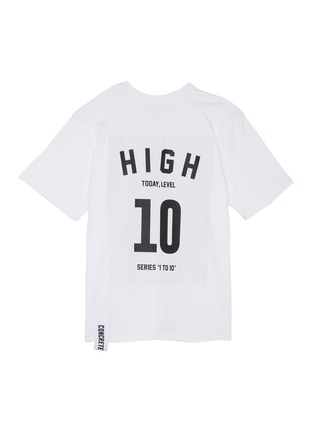 Main View - Click To Enlarge - STUDIO CONCRETE - 'Series 1 to 10' oversized unisex T-shirt – 10 High