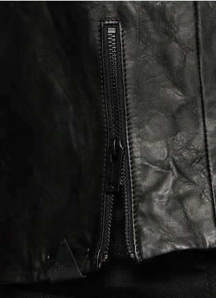  - DENHAM - 'Drifter VTS' leather jacket