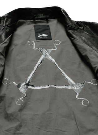  - DENHAM - 'Drifter VTS' leather jacket