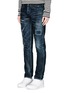 Figure View - Click To Enlarge - DENHAM - Razor JABL' distressed jeans