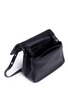 Detail View - Click To Enlarge - KARA - Mini pebbled leather messenger bag