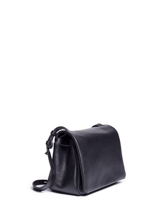 Figure View - Click To Enlarge - KARA - Mini pebbled leather messenger bag