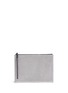 Main View - Click To Enlarge - KARA - 'Anniversary' perforated leather zip pouch
