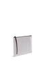 Figure View - Click To Enlarge - KARA - 'Anniversary' perforated leather zip pouch