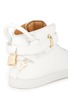 Detail View - Click To Enlarge - BUSCEMI SHOES - '100mm' twist lock strap leather sneakers