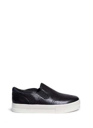 Main View - Click To Enlarge - ASH - 'Jungle Shiny' waxed leather skate slip-ons