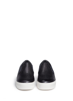 Figure View - Click To Enlarge - ASH - 'Jungle Shiny' waxed leather skate slip-ons