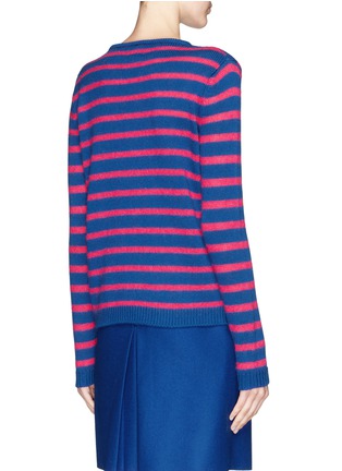 Back View - Click To Enlarge - STELLA JEAN - 'Yonkers' stripe wool-mohair sweater