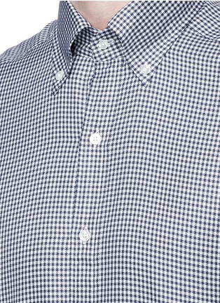 Detail View - Click To Enlarge - TOMORROWLAND - Houndstooth check shirt