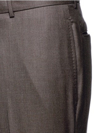 Detail View - Click To Enlarge - TOMORROWLAND - Slim fit wool twill pants