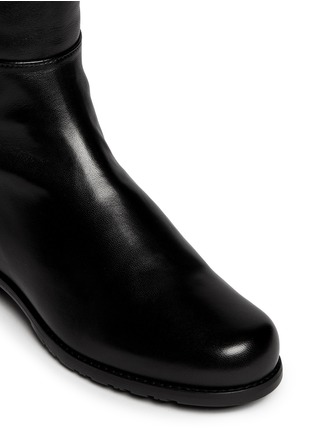 Detail View - Click To Enlarge - STUART WEITZMAN - '5050' elastic back leather boots