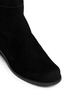 Detail View - Click To Enlarge - STUART WEITZMAN - '5050' elastic back suede boots