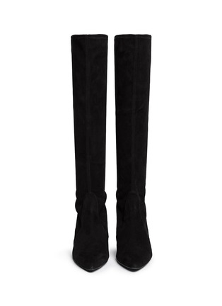 Figure View - Click To Enlarge - STUART WEITZMAN - 'Cool Boot' suede knee high boots
