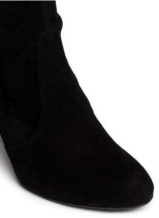Detail View - Click To Enlarge - STUART WEITZMAN - 'Highland' suede thigh high boots