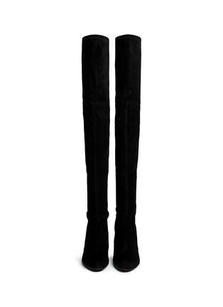 Figure View - Click To Enlarge - STUART WEITZMAN - 'Highland' suede thigh high boots