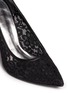 Detail View - Click To Enlarge - STUART WEITZMAN - 'Heist' guipure lace pumps