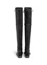 Back View - Click To Enlarge - STUART WEITZMAN - 'Lowland' stretch leather thigh high boots