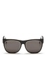 Main View - Click To Enlarge - SUPER - 'Classic Impero' metal inner rim acetate sunglasses