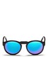 Main View - Click To Enlarge - SUPER - 'Paloma Cove II' acetate oval mirror sunglasses