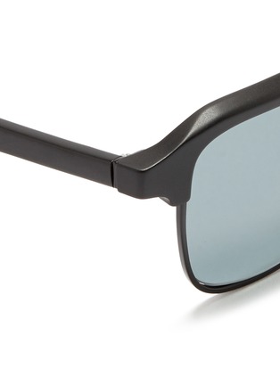 Detail View - Click To Enlarge - SUPER - 'Gonzo Gonzo' acetate browline matte metal sunglasses