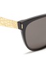 Detail View - Click To Enlarge - SUPER - 'Classic Francis Goffrato' croc engraved metal temple sunglasses