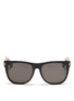 Main View - Click To Enlarge - SUPER - 'Classic Francis Goffrato' croc engraved metal temple sunglasses
