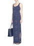 Figure View - Click To Enlarge - DIANE VON FURSTENBERG - 'Sophie' batik dot print silk blend maxi dress