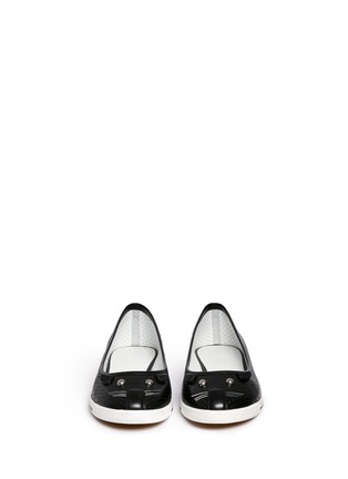 Figure View - Click To Enlarge - MARC BY MARC JACOBS - Mouse perforated leather slip-ons