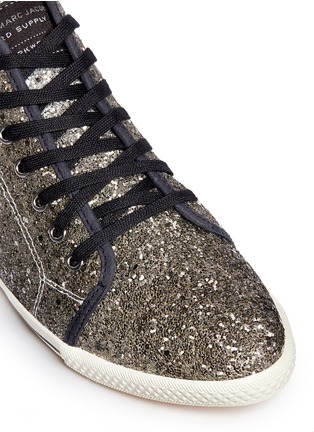 Detail View - Click To Enlarge - MARC BY MARC JACOBS SHOES - Coarse glitter sneakers