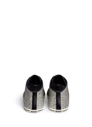 Back View - Click To Enlarge - MARC BY MARC JACOBS SHOES - Coarse glitter sneakers