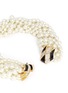 Detail View - Click To Enlarge - KENNETH JAY LANE - Crystal pavé clasp Baroque pearl necklace