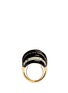 Detail View - Click To Enlarge - KENNETH JAY LANE - Crystal pavé ribbed dome ring