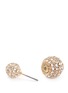 Detail View - Click To Enlarge - KENNETH JAY LANE - Crystal ball earrings