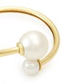 Detail View - Click To Enlarge - KENNETH JAY LANE - Faux pearl spiral bangle