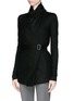Front View - Click To Enlarge - HELMUT LANG - 'Sonar' wool cardigan jacket