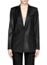Main View - Click To Enlarge - HELMUT LANG - Glossy wool blazer