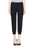 Main View - Click To Enlarge - HELMUT LANG - Partial elastic cuff wool blend pants
