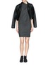Detail View - Click To Enlarge - HELMUT LANG - Twist side wool jersey dress
