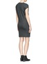 Back View - Click To Enlarge - HELMUT LANG - Twist side wool jersey dress