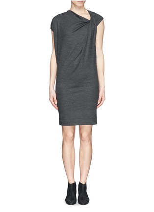 Main View - Click To Enlarge - HELMUT LANG - Twist side wool jersey dress