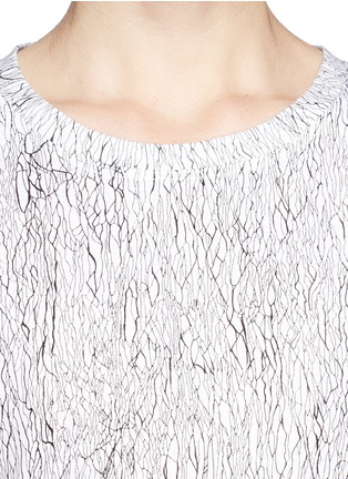 Detail View - Click To Enlarge - HELMUT LANG - Lightning print washed jersey T-shirt