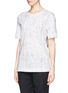 Front View - Click To Enlarge - HELMUT LANG - Lightning print washed jersey T-shirt