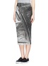 Front View - Click To Enlarge - HELMUT LANG - Method print jersey skirt