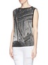Front View - Click To Enlarge - HELMUT LANG - Method print jersey tank top